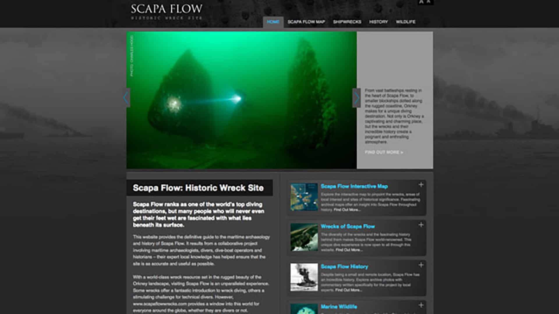Screenshot: Scapa Flow: Historic Wreck Site