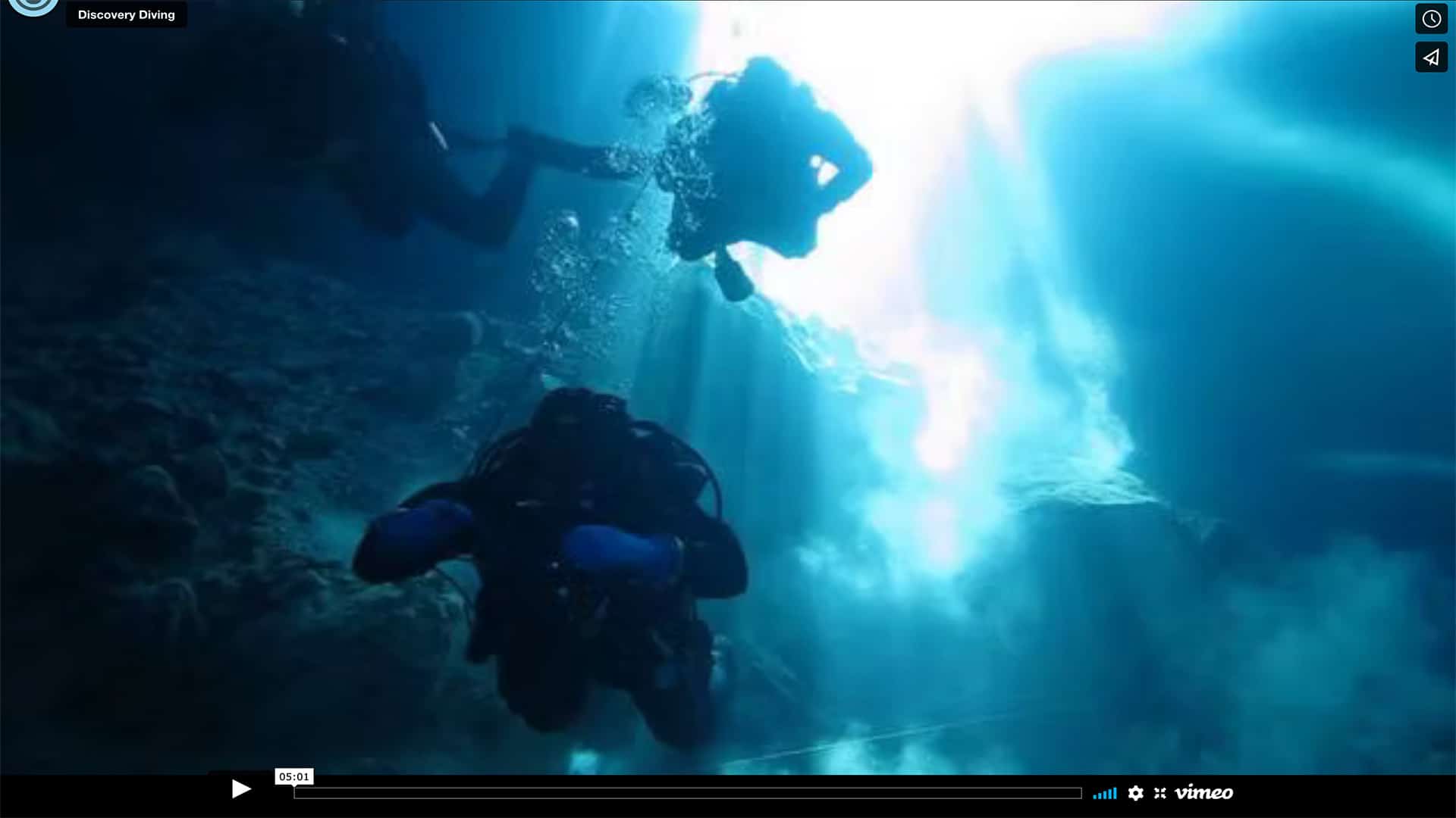 Screenshot: Video der Woche: Beautiful Ice Diving