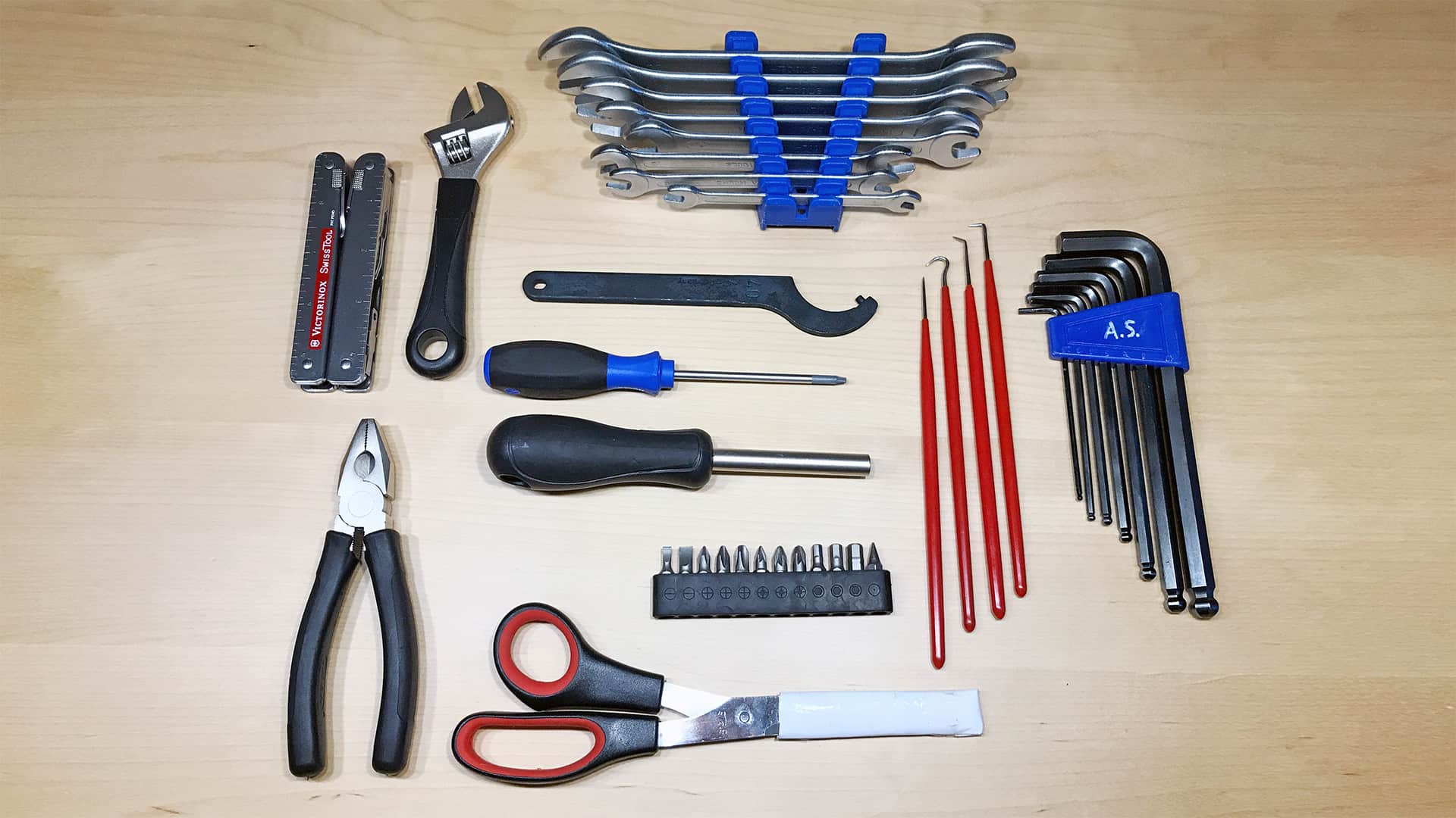Foto: Werkzeuge im Werkzeugkoffer